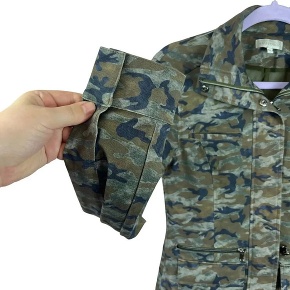 Anatomie Camo Print Kenya Safari Zip-up Jacket - Picture 4 of 14